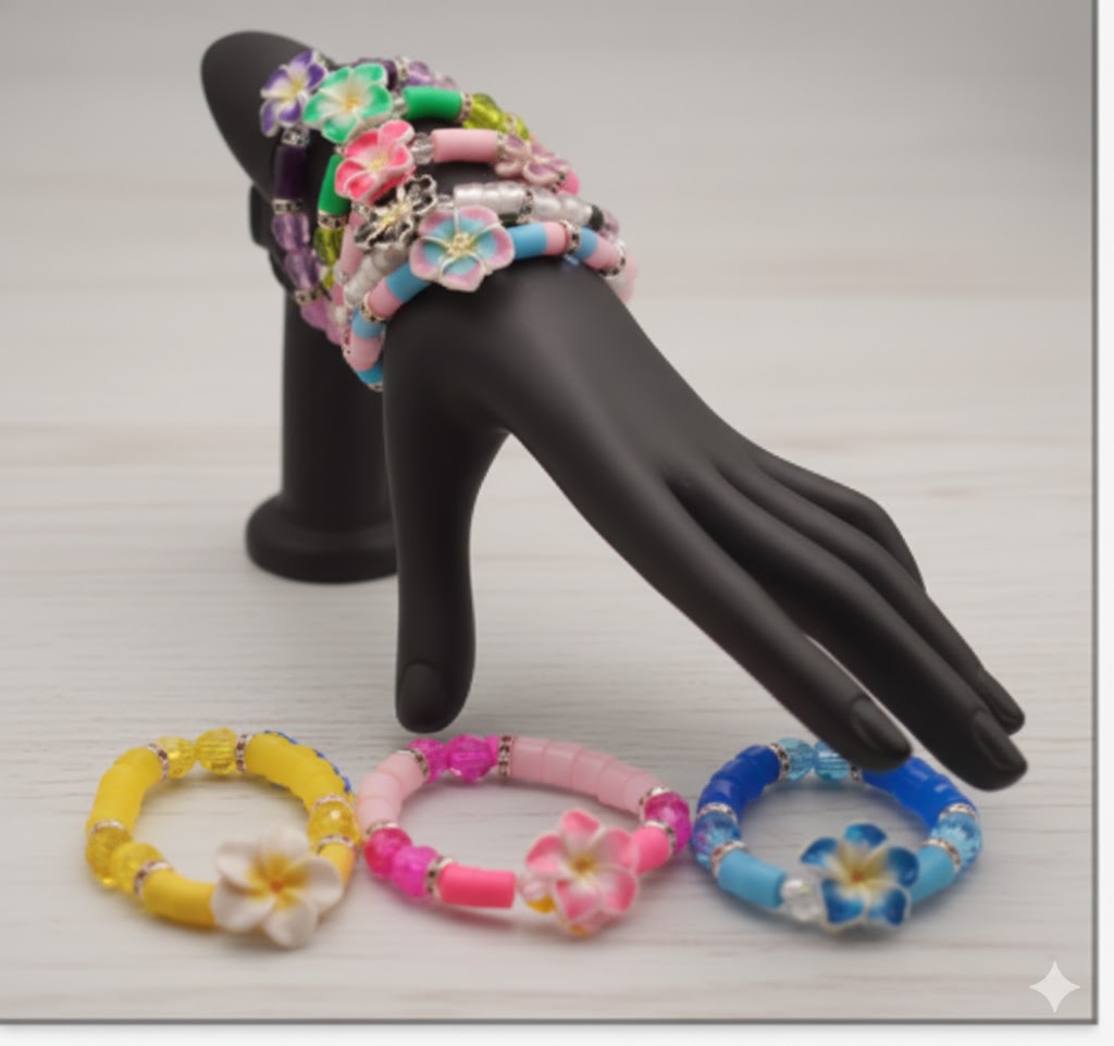 Floral Bloom Bracelet Handcrafted